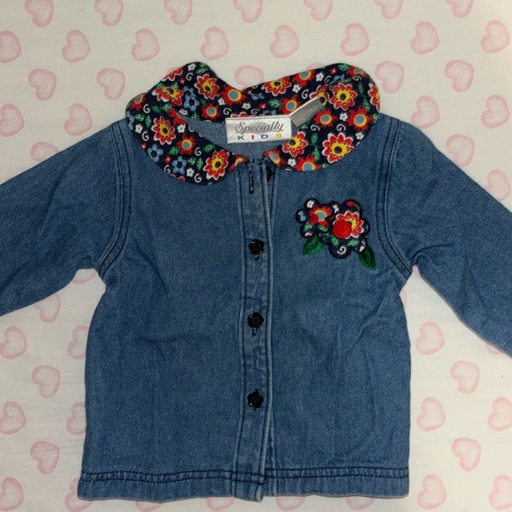 Vintage Specialty Kids button up top 12M